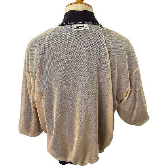 Slazenger Widgi Creek Golf Course 1/4 Button Windbreaker Jacket Mens XL Blue - Picture 11 of 12